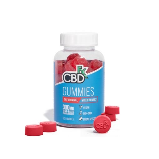 CBDfx Broad Spectrum CBD Gummies Mixed Berries