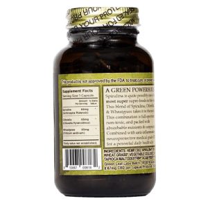 The Brothers Apothecary Super Greens CBD Capsules- 728mg