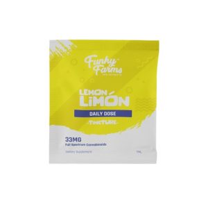 Funky Farms CBD Daily Dose Lemon Limon Tincture 33MG 1mL