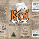 Koi Naturals Orange Broad Spectrum CBD Oil Tincture 60mL
