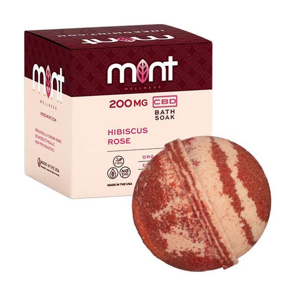 Mint wellness CBD Bath Soak Hibiscus rose 200mg