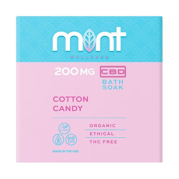 Mint wellness CBD Bath Soak Cotton Candy 200mg