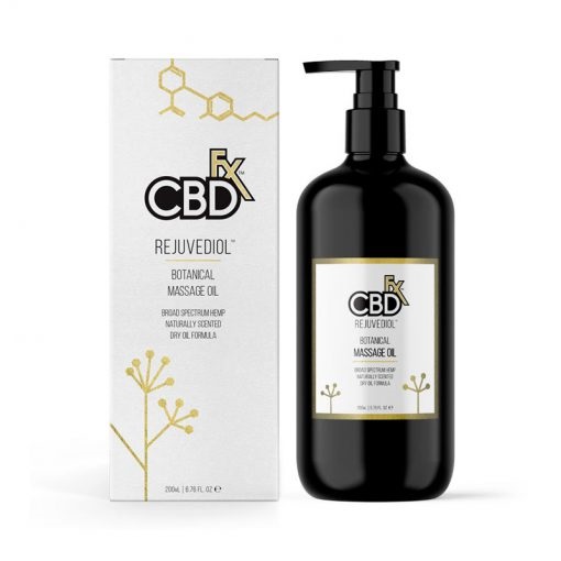 CBDfx Broad Spectrum Rejuvediol CBD Massage Oil