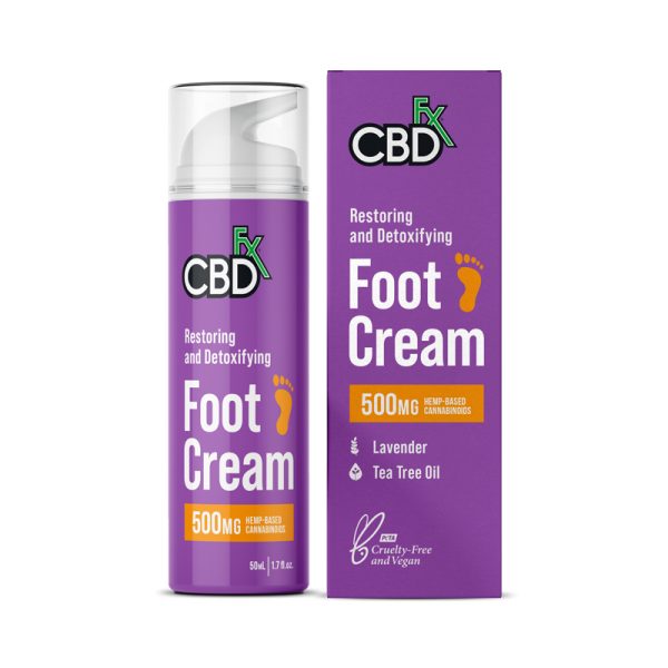 CBDfx Lavender 500mg CBD Foot Cream