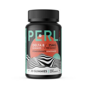 Perl Hemp Co Delta 8 Pomegranate Lemonade 25mg Gummies – 20ct
